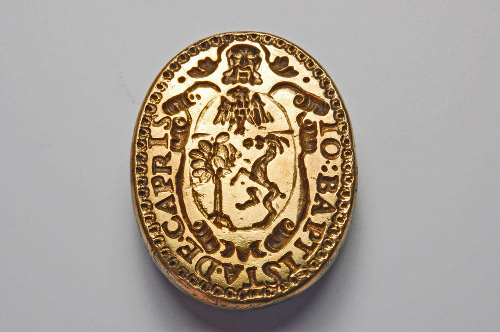 Pair of Small 18thC Continental Armorial Wax Seals