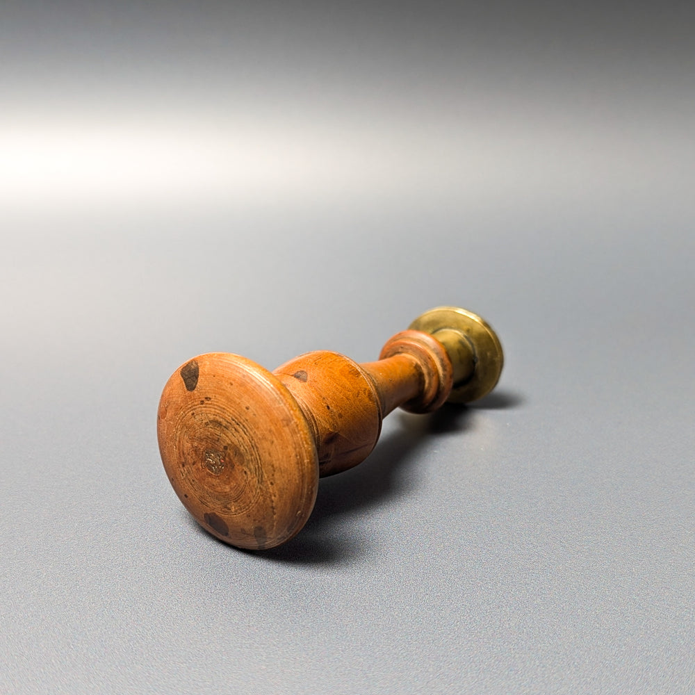 19thC French Wood Brass Revolutionary Desk Seal