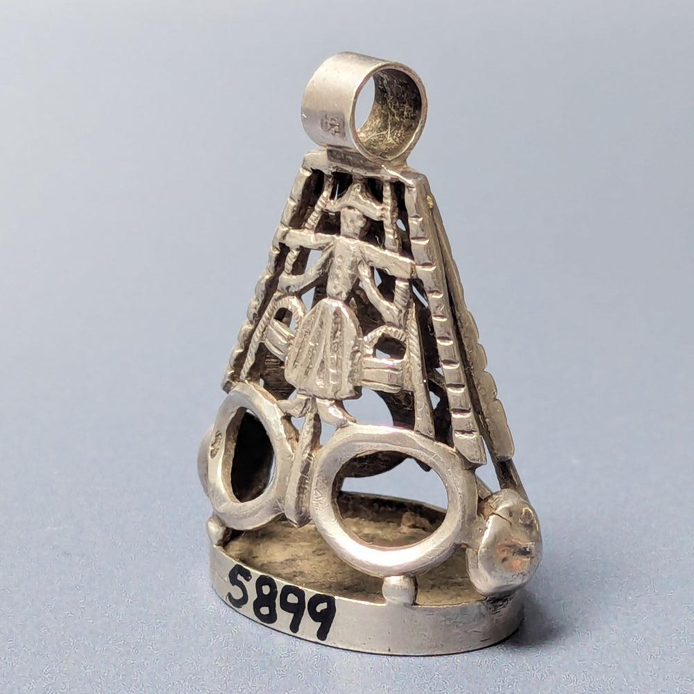 18thC Silver Worshipful Company of Barbers Armorial Fob Seal - DE PRESCIENTIA DEI