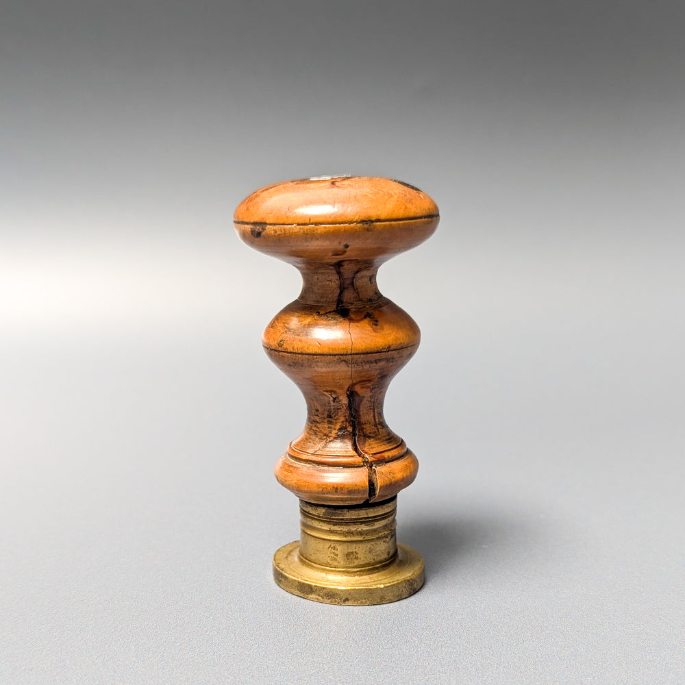 19thC French Bureau des Postes De Laval Desk Seal