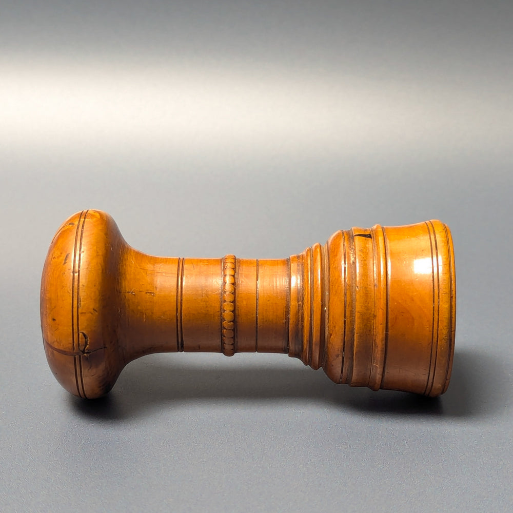 Fine Boxwood 18thC Bavarian Armorial Desk Seal - Schorno