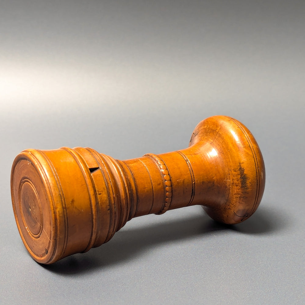Fine Boxwood 18thC Bavarian Armorial Desk Seal - Schorno
