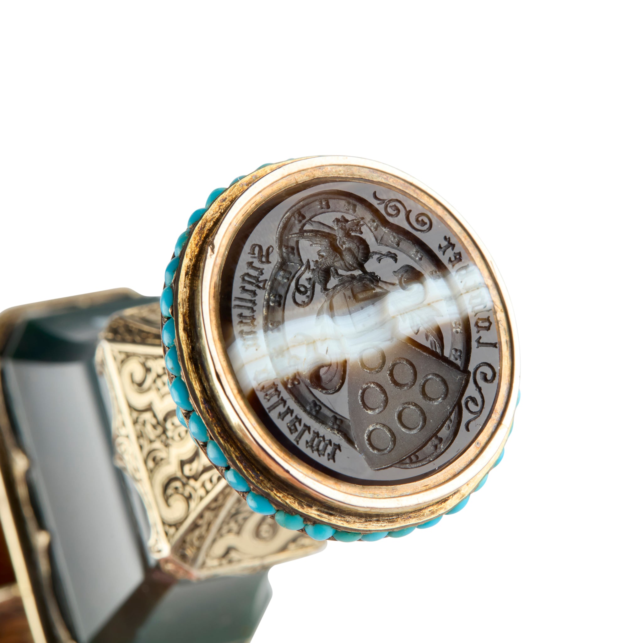 THE WILLIAM LOWTHER (1821-1921) DESK SEAL