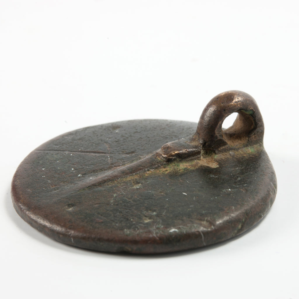 Detail of reverse bronze matrix wax seal