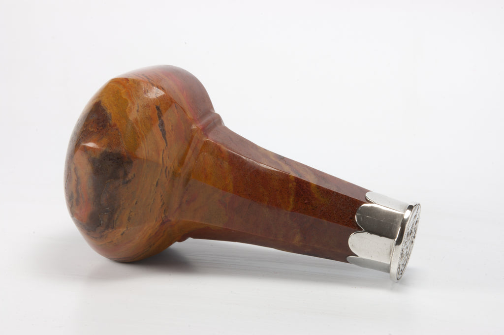 17THC JASPER & SILVER DESK SEAL WITH ARMS FOR BRETT