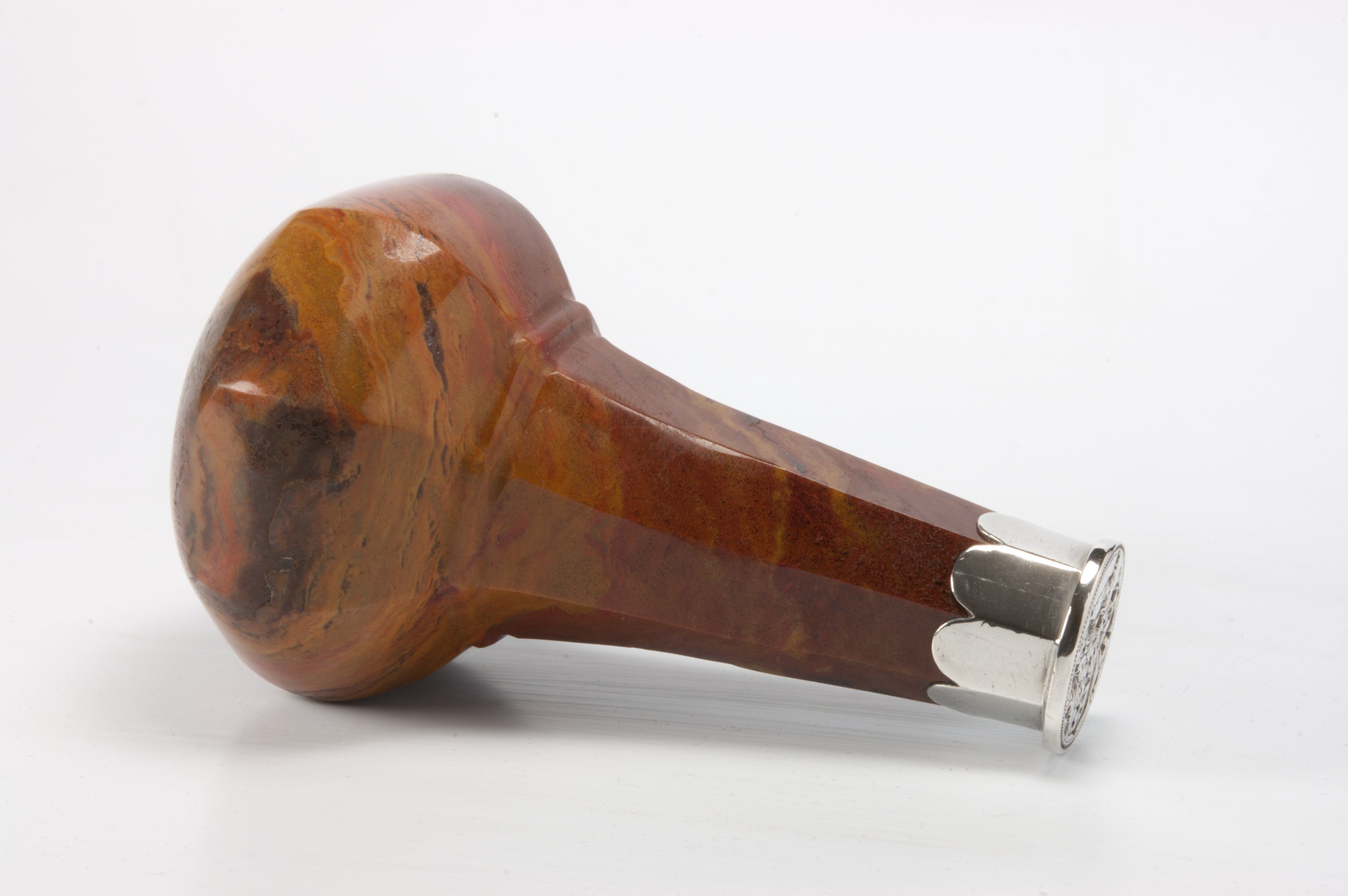 17THC JASPER & SILVER DESK SEAL WITH ARMS FOR BRETT