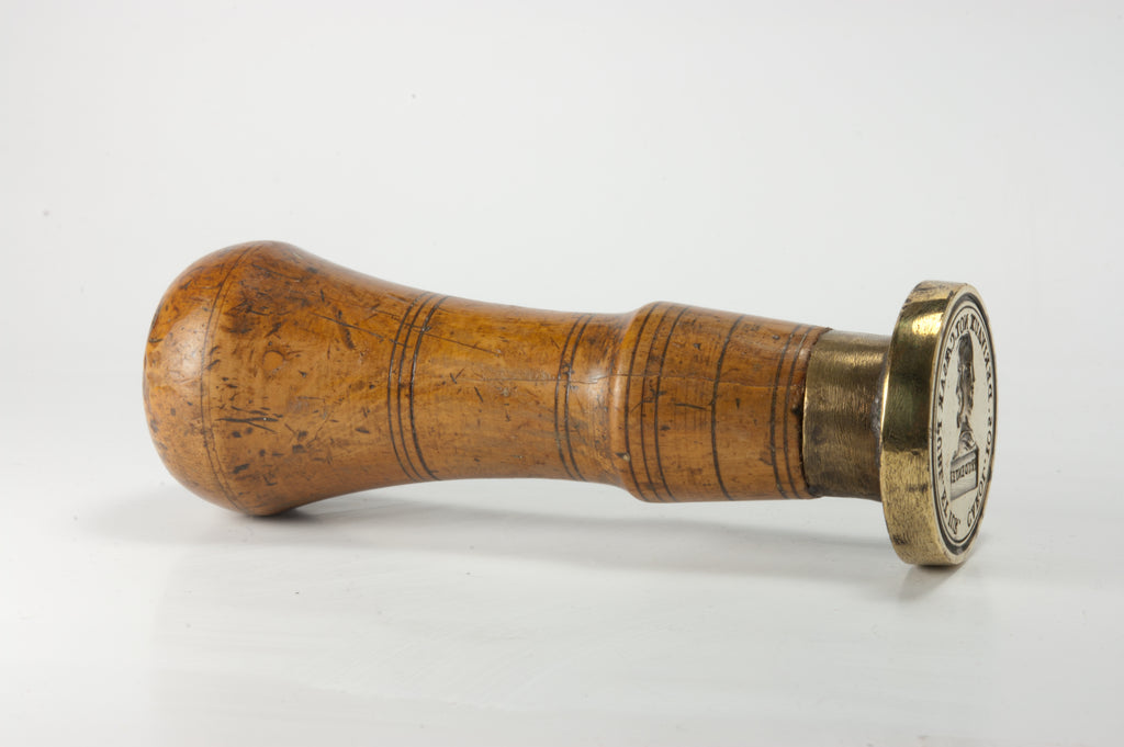 Early 19thC French Named Notary Desk Seal - Carol Derivaux
