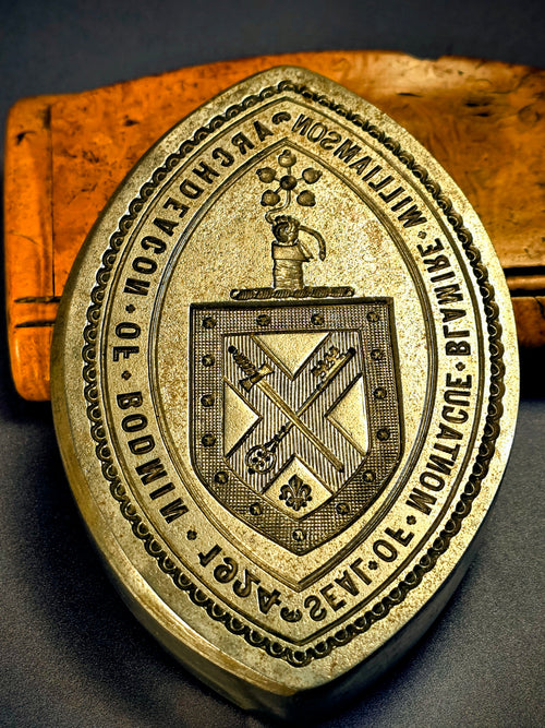 THE ARCHDEACON MONTAGUE BLAMIRE WILLIAMSON WAX DESK SEAL