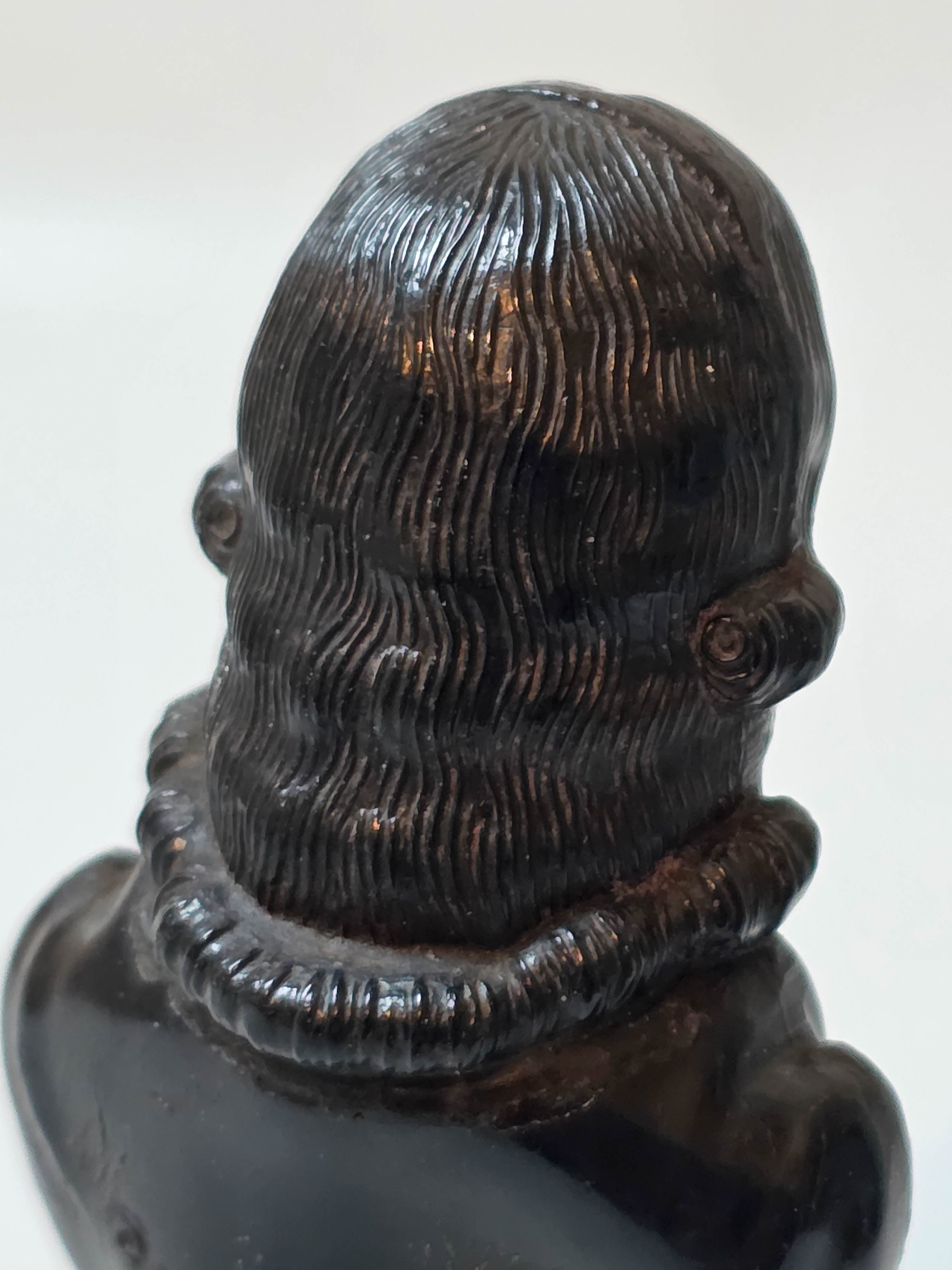 c1839 Centenary Wood, Mother of Pearl and Brass JOHN WESLEY Antique Wax Seal