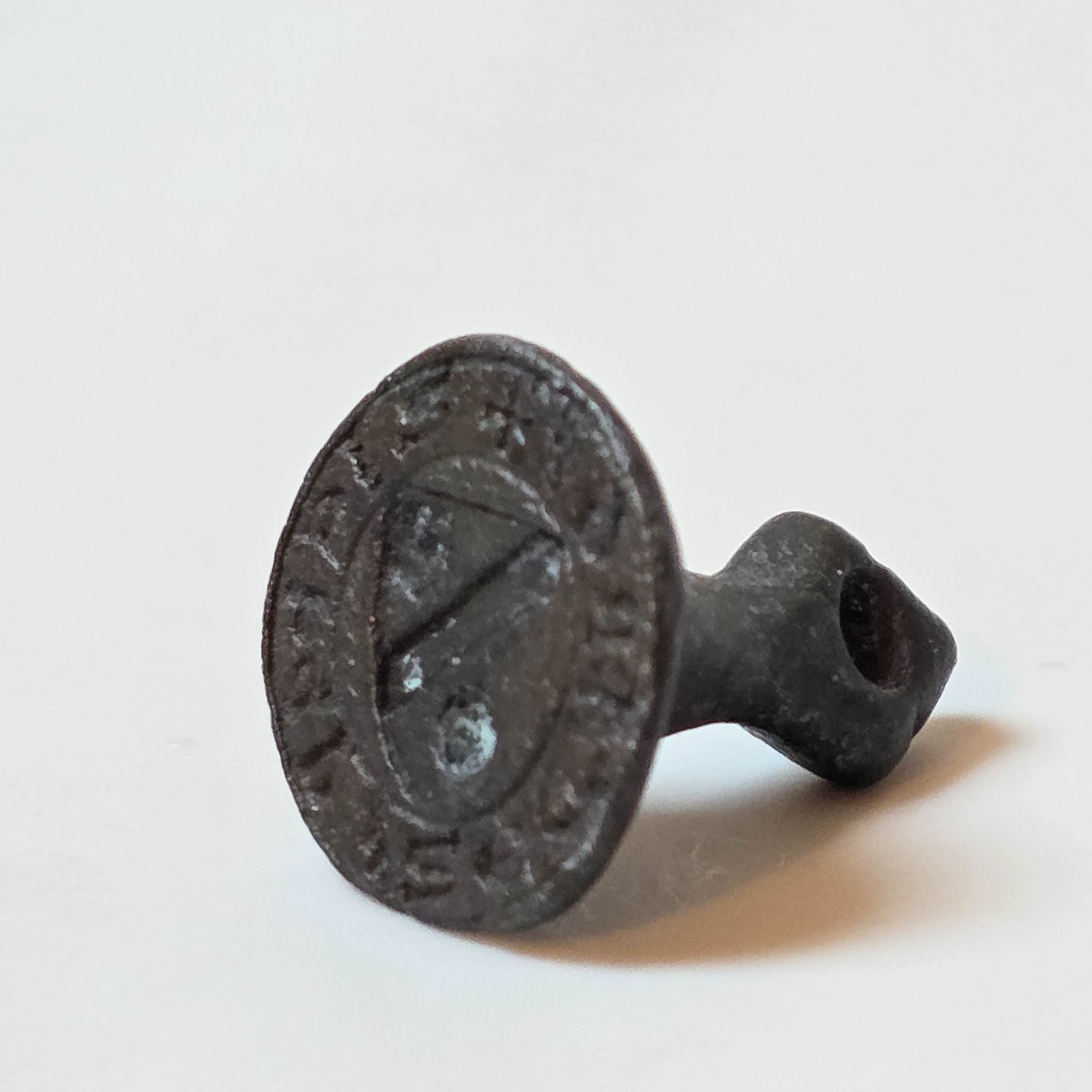 Early 14th Century Bronze Fob Seal of Iehan SEGART