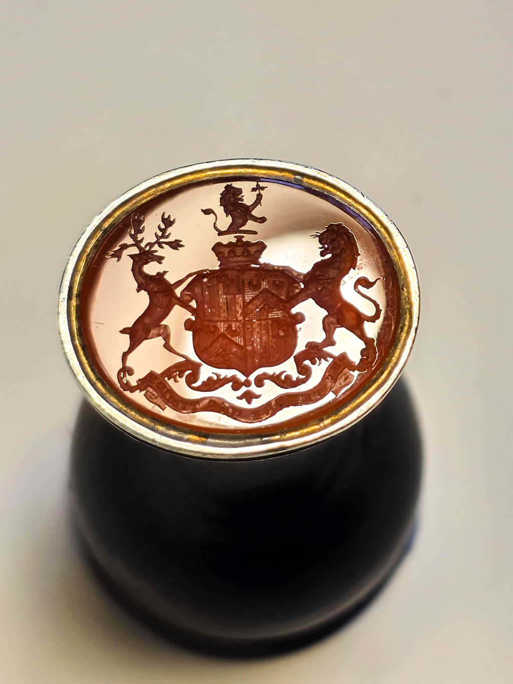 c1833 Antique Desk Seal for Charles Callis Western, Ist Baron Western