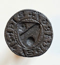 Early 14th Century Bronze Fob Seal of Iehan SEGART