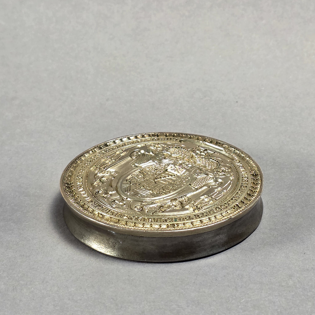 A SET OF TWO EARLY 18TH CENTURY RELIGIOUS SEALS FROM THE COLLECTION OF DUKE CHRISTIAN AUGUST OF SAXONY-ZEITZ