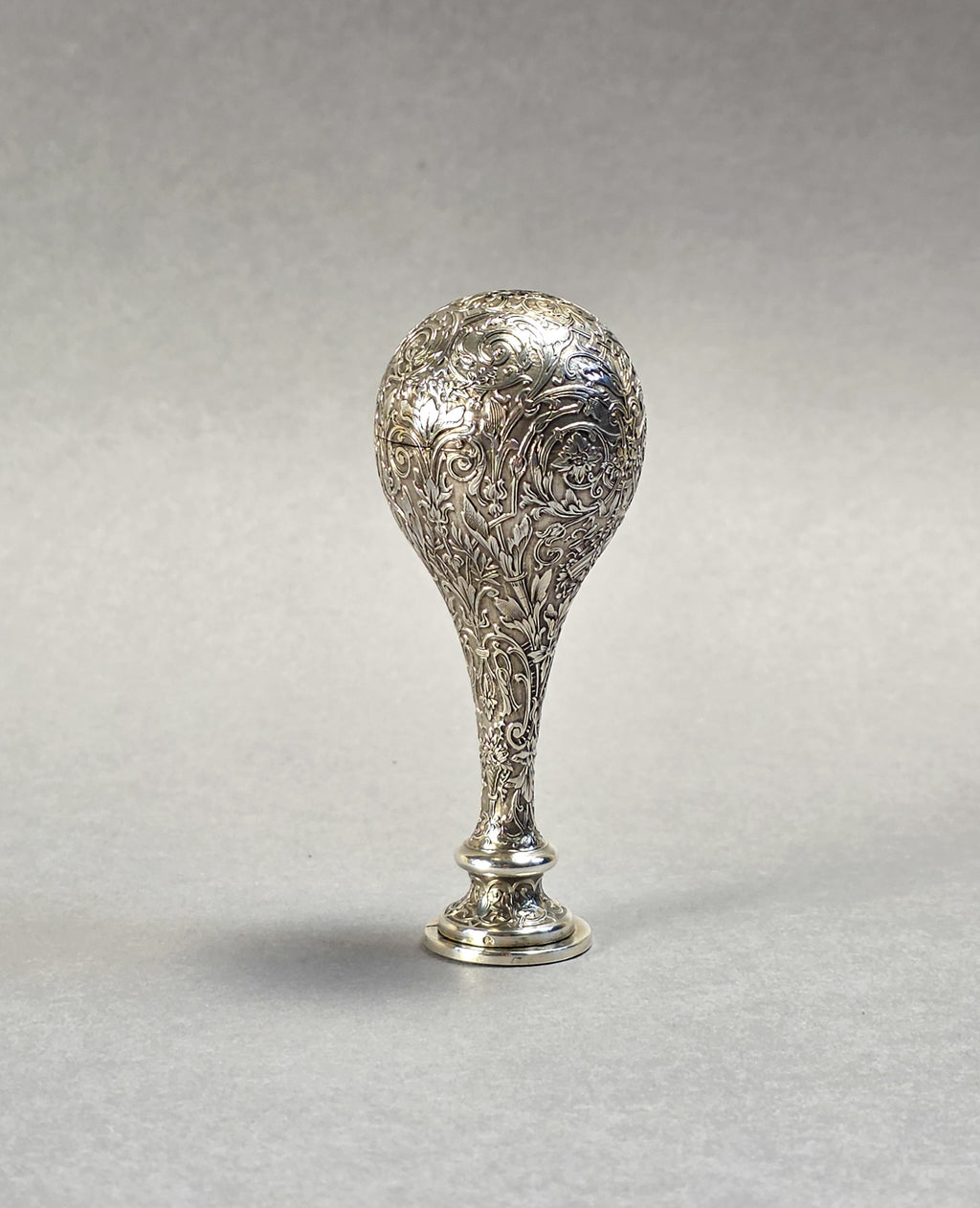 THE JOSHUA TOULMIN SMITH DESK SEAL (1816-1869) A 19TH CENTURY SILVER DESK SEAL