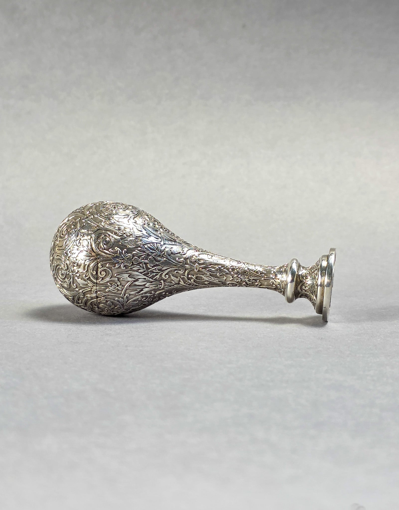 THE JOSHUA TOULMIN SMITH DESK SEAL (1816-1869) A 19TH CENTURY SILVER DESK SEAL