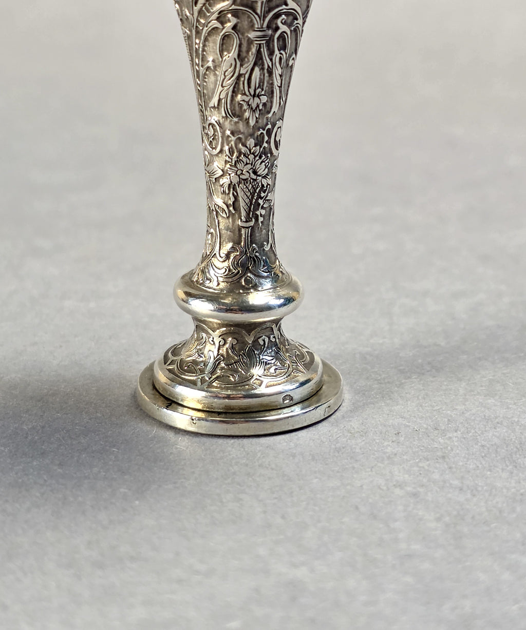 THE JOSHUA TOULMIN SMITH DESK SEAL (1816-1869) A 19TH CENTURY SILVER DESK SEAL