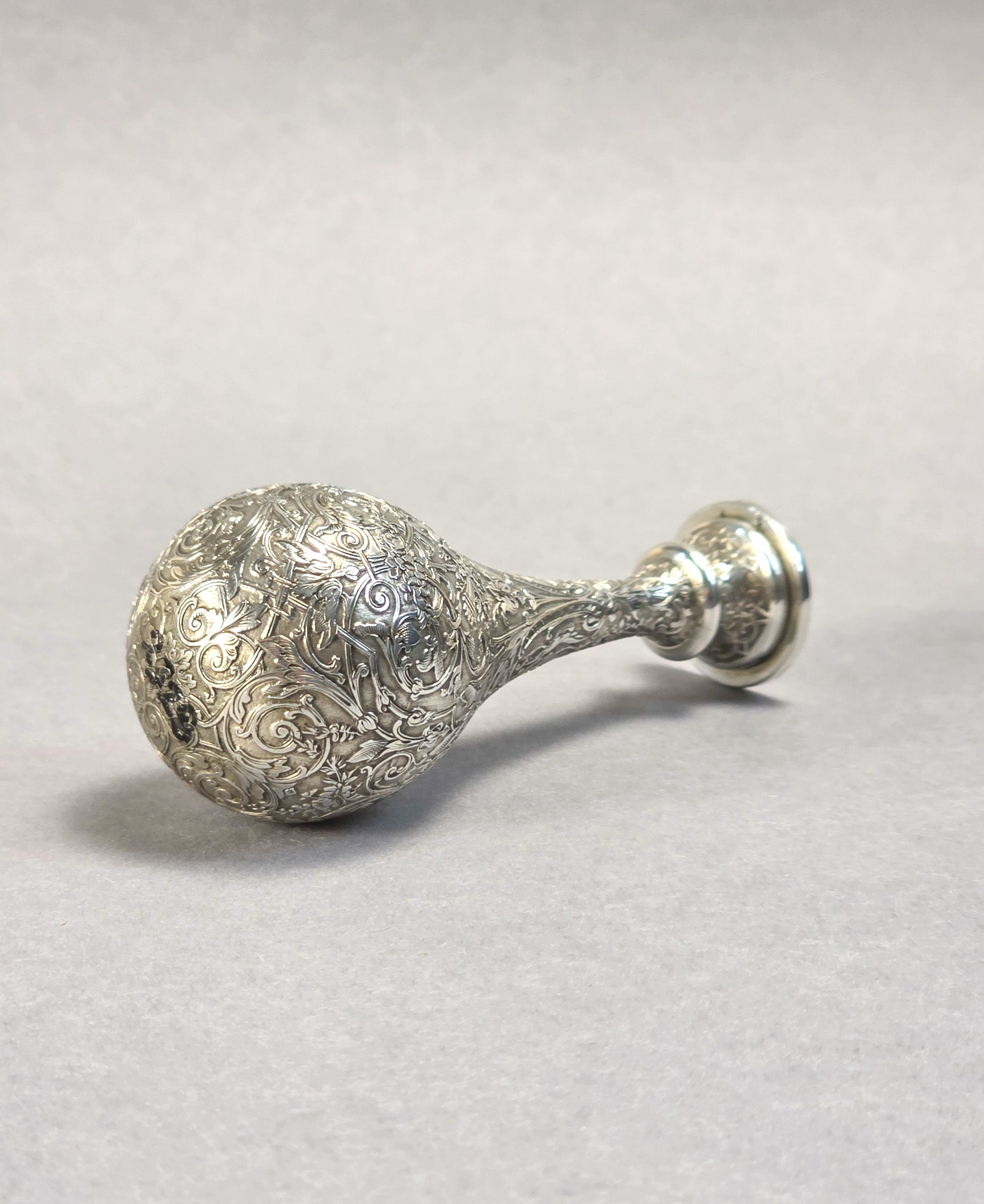 THE JOSHUA TOULMIN SMITH DESK SEAL (1816-1869) A 19TH CENTURY SILVER DESK SEAL