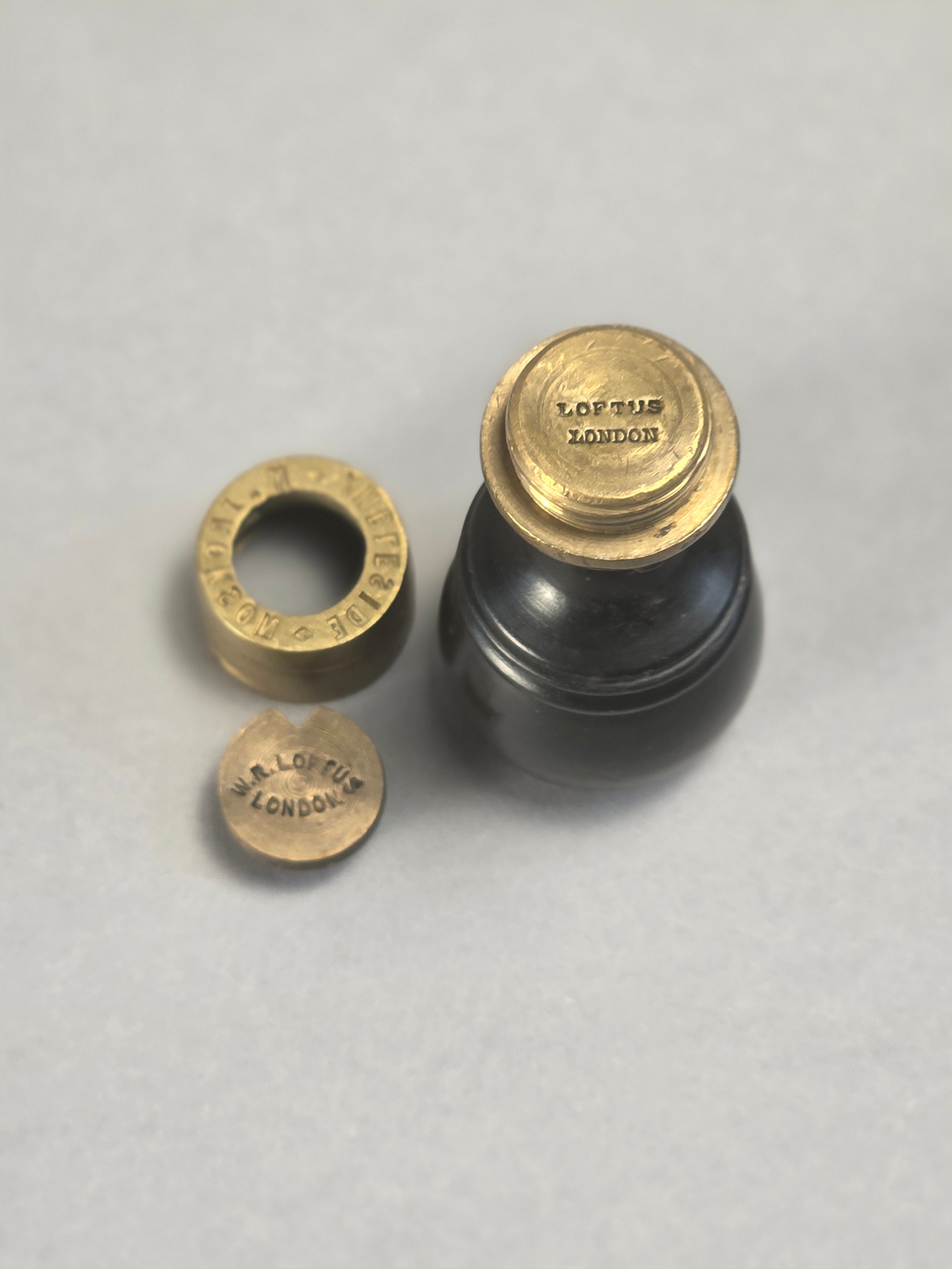 19THC M.JACKSON AMBLESIDE WINE MERCHANT DESK WAX SEAL