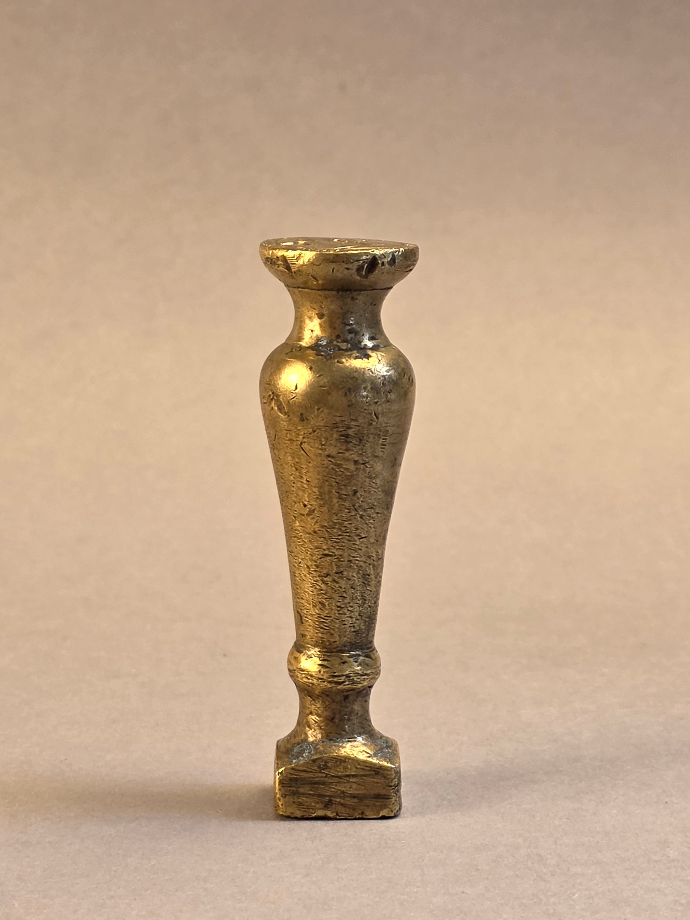 19THC BRONZE ALLOY SIDMOUTH HARBOUR COMPANY 1836 DESK SEAL