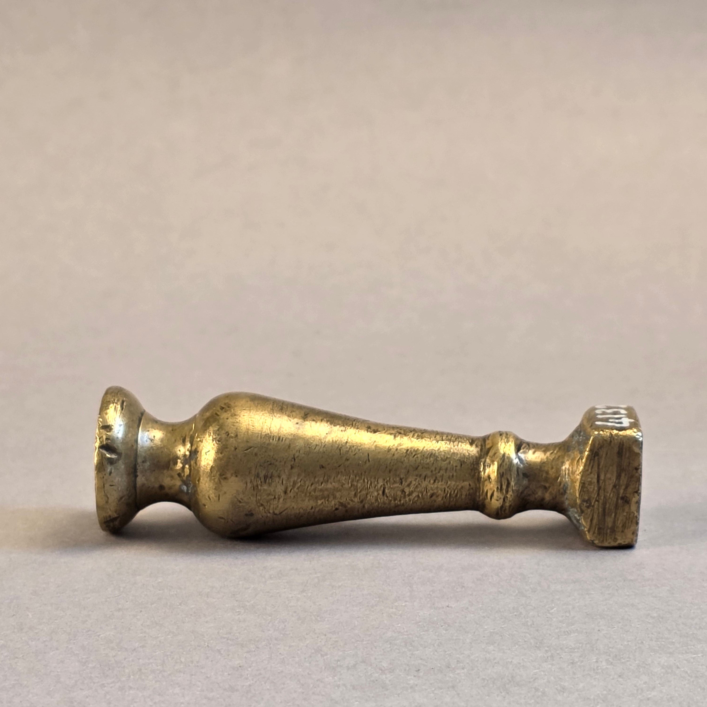 19THC BRONZE ALLOY SIDMOUTH HARBOUR COMPANY 1836 DESK SEAL