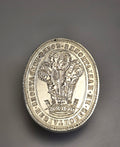 A CONTINENTAL 19TH CENTURY ARMORIAL DESK SEAL