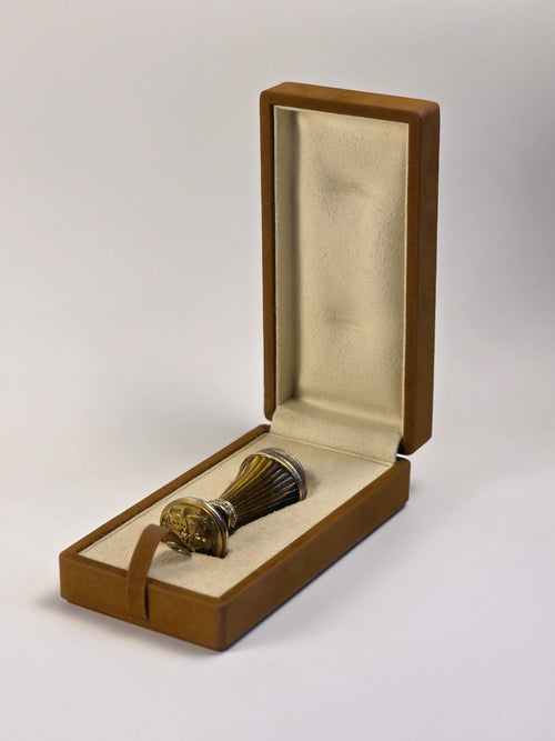 THE GIBB GOLD, SILVER & TIGER'S EYE DESK SEAL