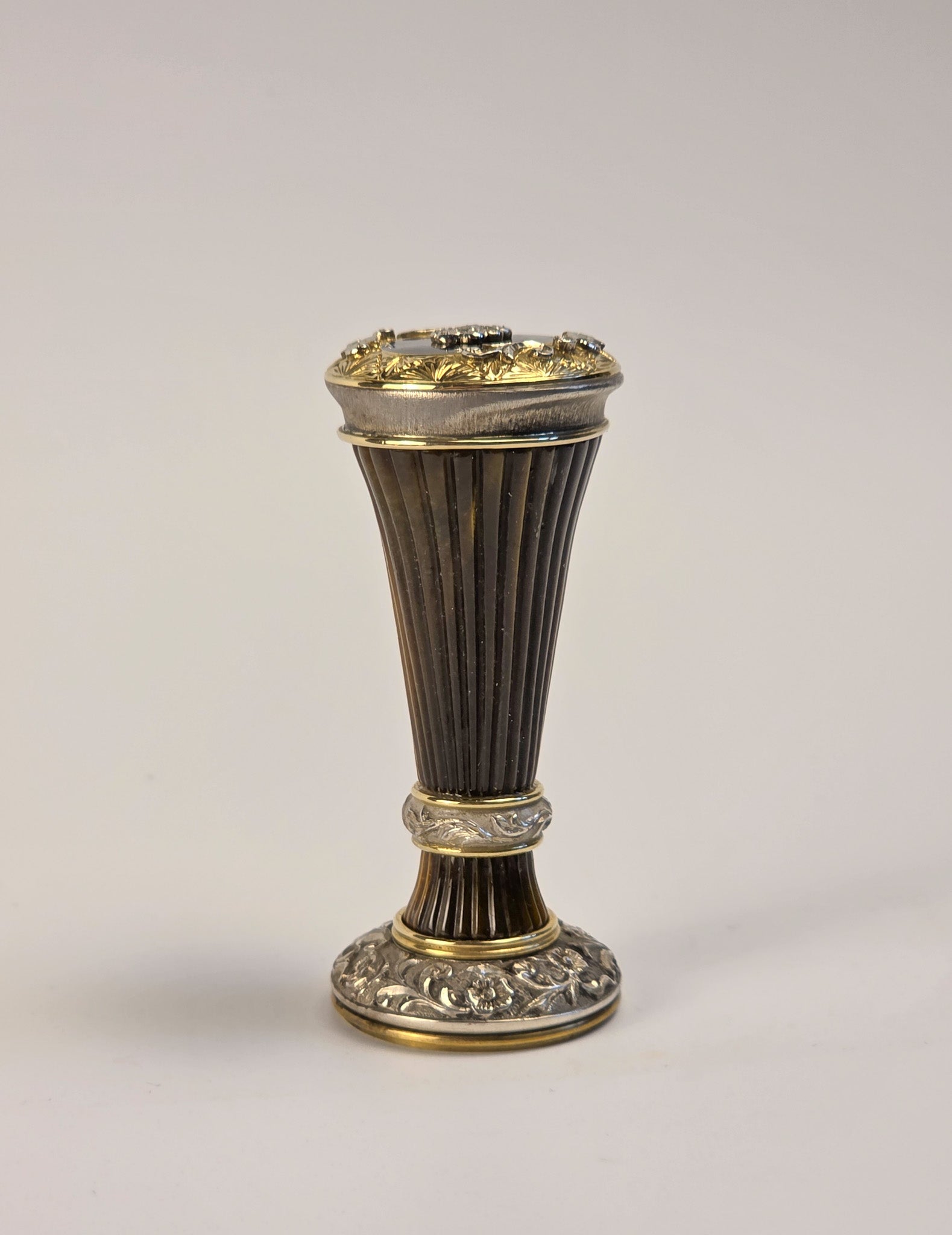 THE GIBB GOLD, SILVER & TIGER'S EYE DESK SEAL