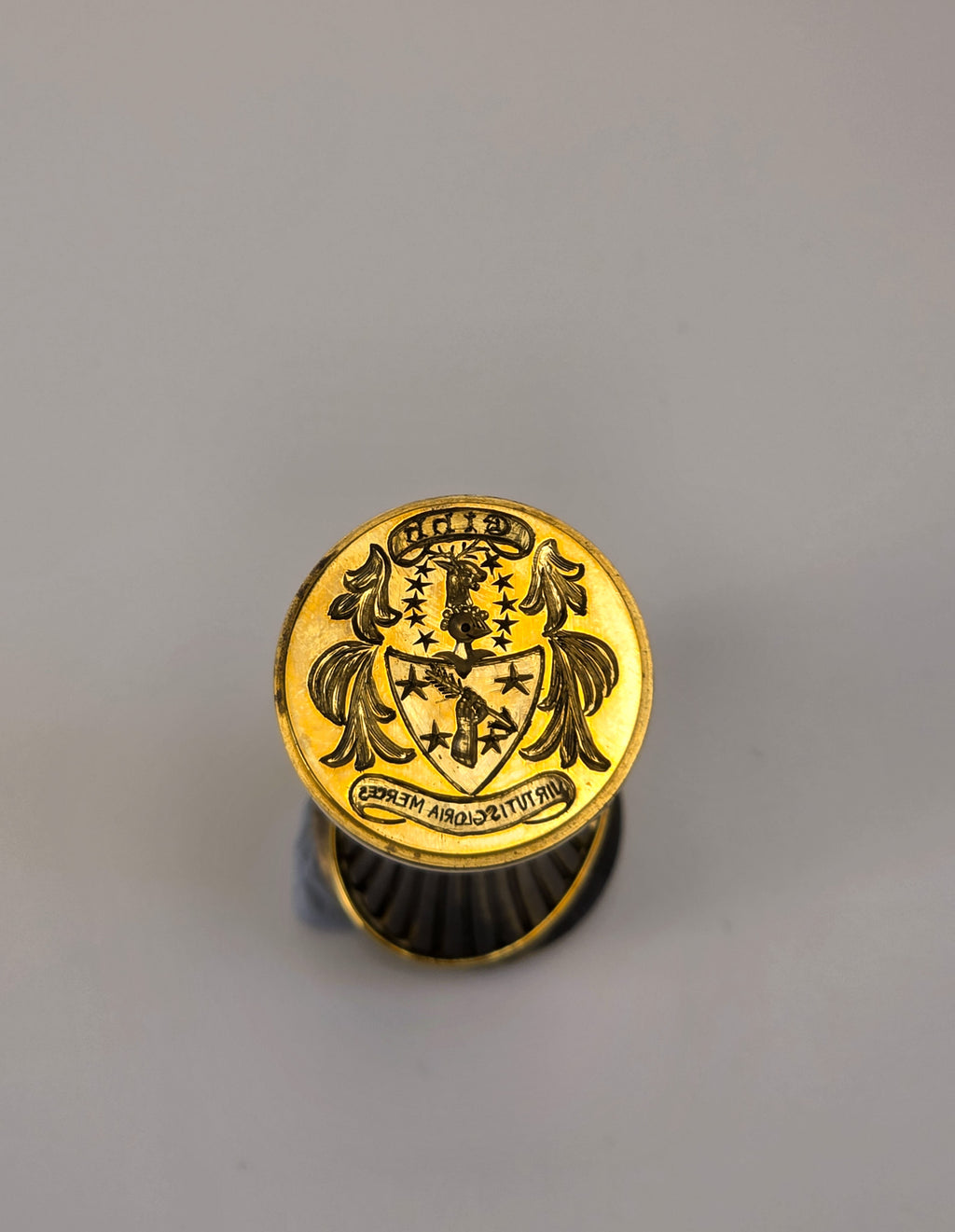 THE GIBB GOLD, SILVER & TIGER'S EYE DESK SEAL
