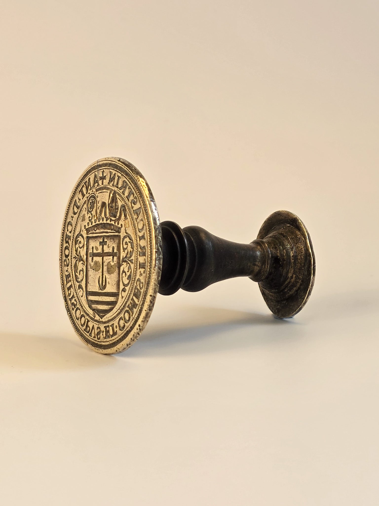 c1599 DOUBLE-ENDED BISHOP OF SAINT-PAUL-TROIS-CHÂTEAUX DESK SEAL