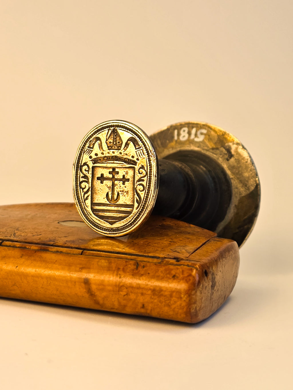 c1599 DOUBLE-ENDED BISHOP OF SAINT-PAUL-TROIS-CHÂTEAUX DESK SEAL