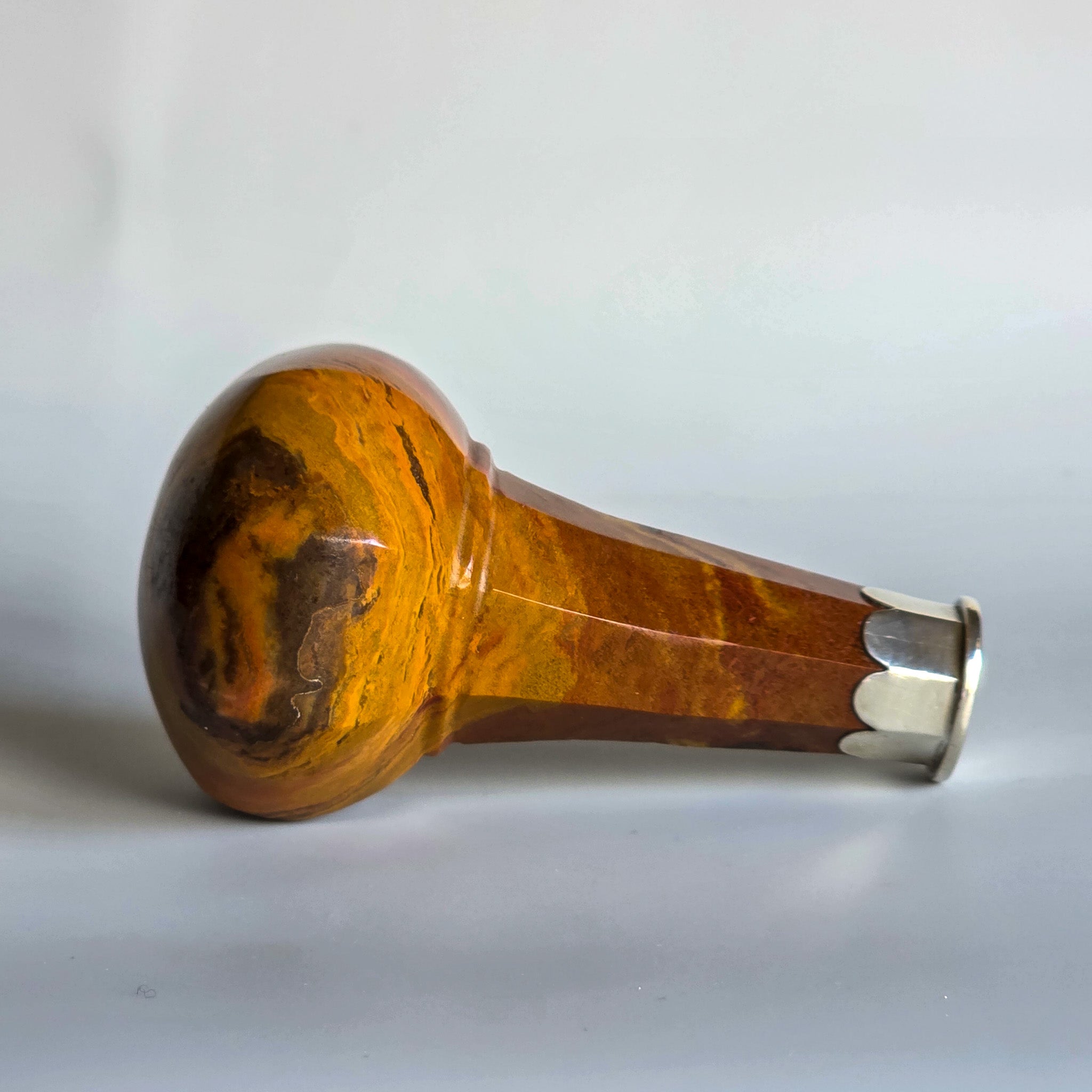 17THC JASPER & SILVER DESK SEAL WITH ARMS FOR BRETT