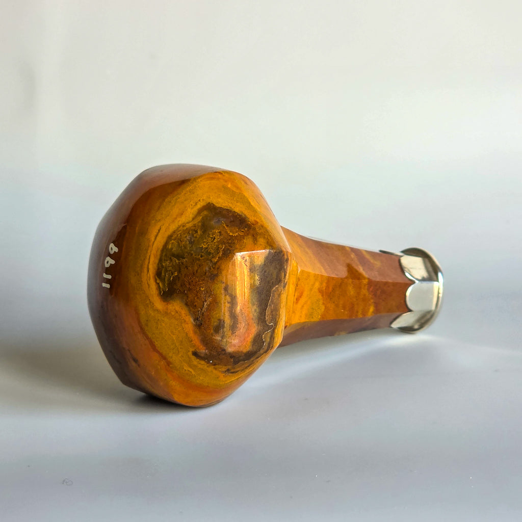 17THC JASPER & SILVER DESK SEAL WITH ARMS FOR BRETT