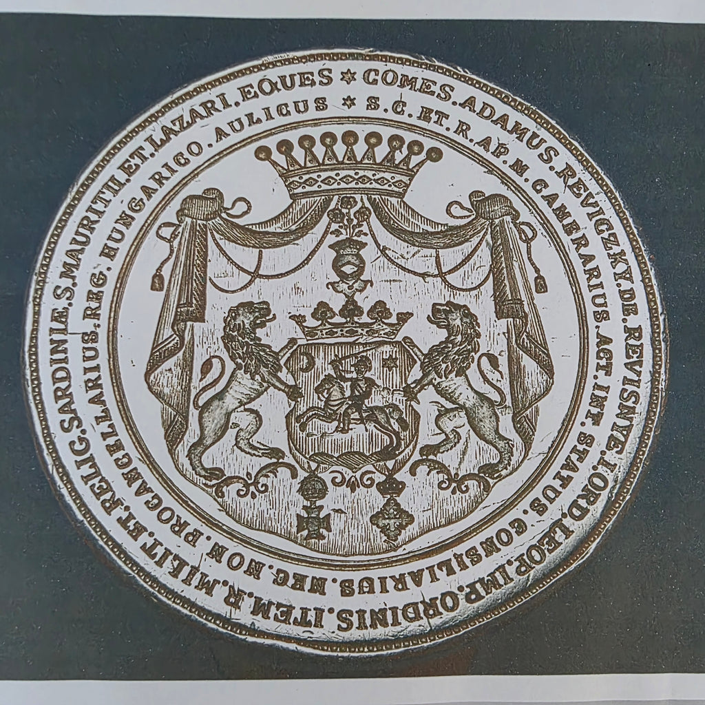 THE DESK SEAL OF LUDWIG BATTHYANI, HUNGARY