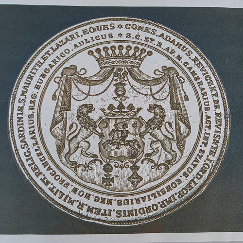 THE DESK SEAL OF LUDWIG BATTHYANI, HUNGARY