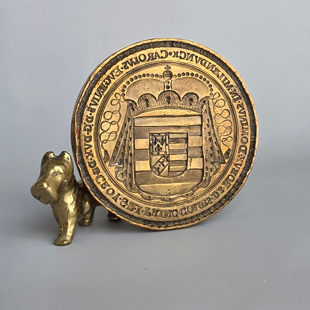 THE SEAL OF DUKE CHARLES EUGENE DE CROY C1690
