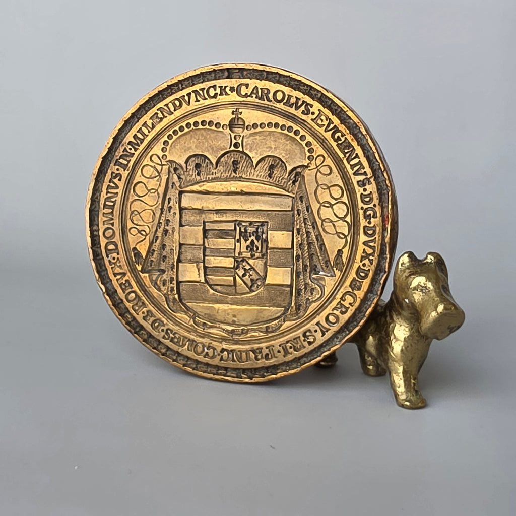 THE SEAL OF DUKE CHARLES EUGENE DE CROY C1690