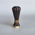 IRISH BOG OAK, GOLD AND AGATE ARMORIAL DESK SEAL