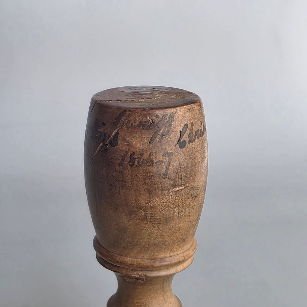 WOODEN SHRIEVAL ENGLISH DESK SEAL, TREWITHEN ESTATE, CORNWALL