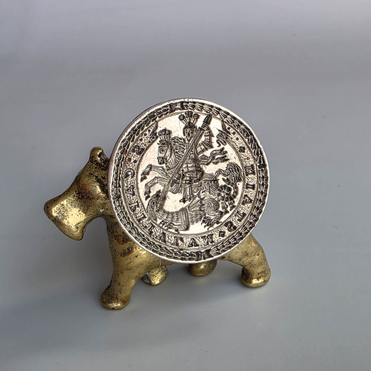 STEEL & SILVER CHAPTER SEAL FOR STAIN DATED 1657