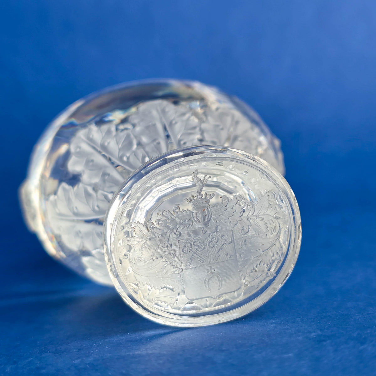 A CRYSTAL DESK SEAL FOR THE RUSSIAN NOBLE POPOV FAMILY