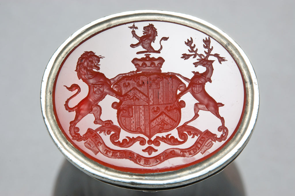 c1833 Antique Desk Seal for Charles Callis Western, Ist Baron Western