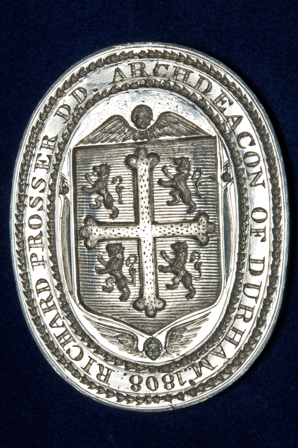 THE RICHARD PROSSER ARCHDEACON OF DURHAM SILVER WAX SEAL 1808