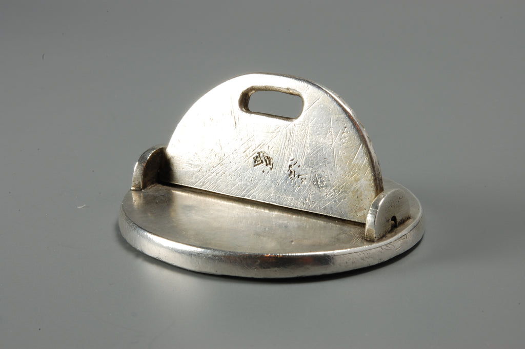 17/18thC Marked Silver Italian Religious Fob Seal - Nostre Dame du Mont Destel