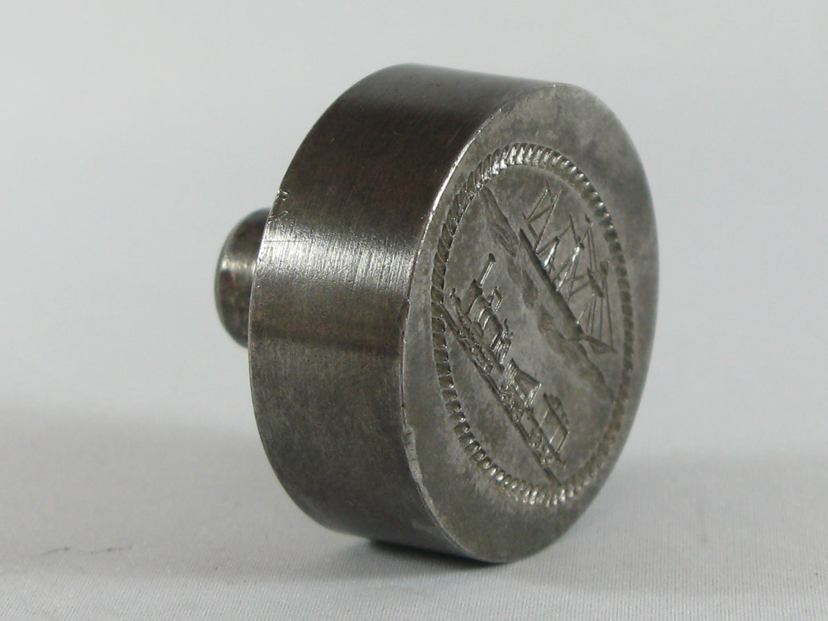 An English 1835-1845 Steel Industrial Seal Matrix