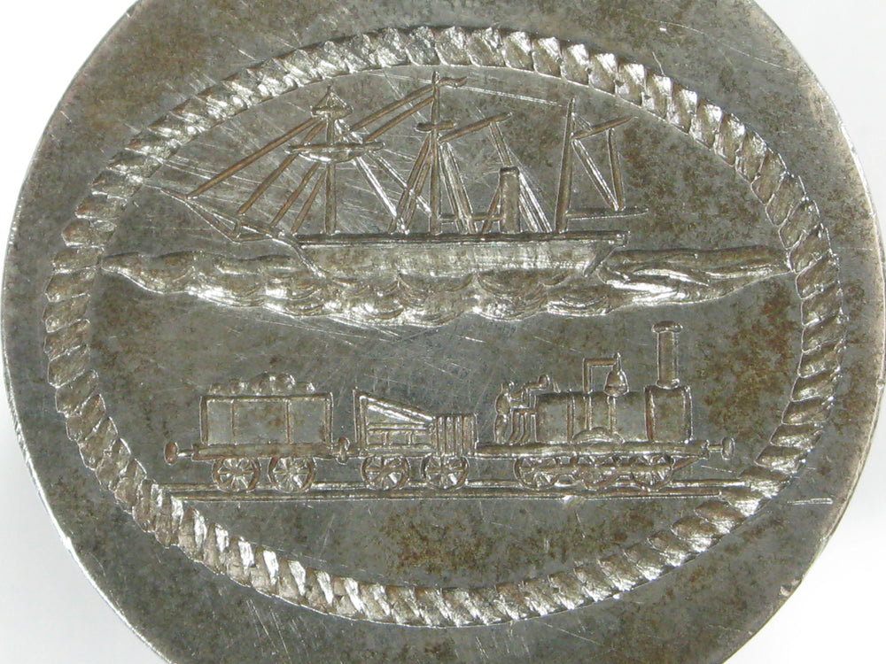 An English 1835-1845 Steel Industrial Seal Matrix