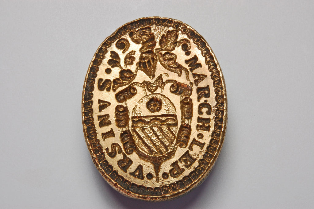 Pair of Small 18thC Continental Armorial Wax Seals