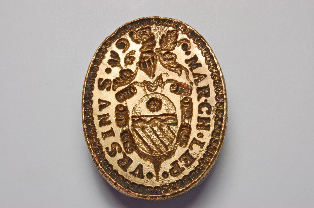 Pair of Small 18thC Continental Armorial Wax Seals