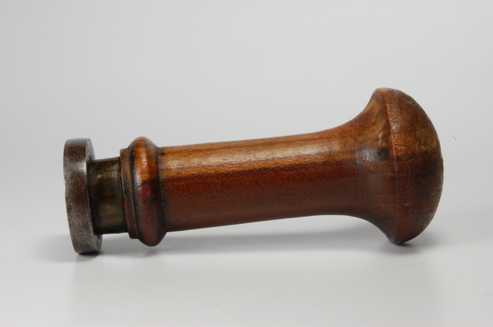 18thc Continental Wood Steel Personal Notary Desk Seal