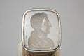1ST DUKE WELLINGTON 18THC ENGLISH HARDSTONE SILVER DESK SEAL