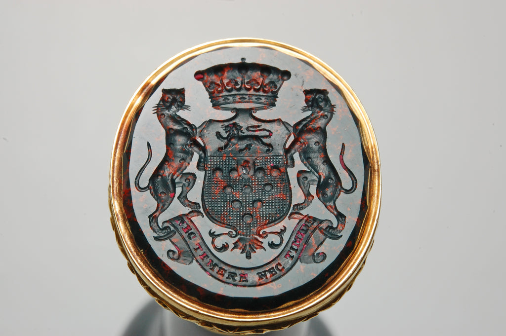 THE SEAL OF THE 4TH EARL OF BRADFORD c1900